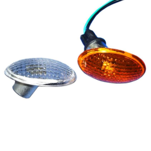 Pyramid Plastics Pyramid cats eye indicators amber - pair